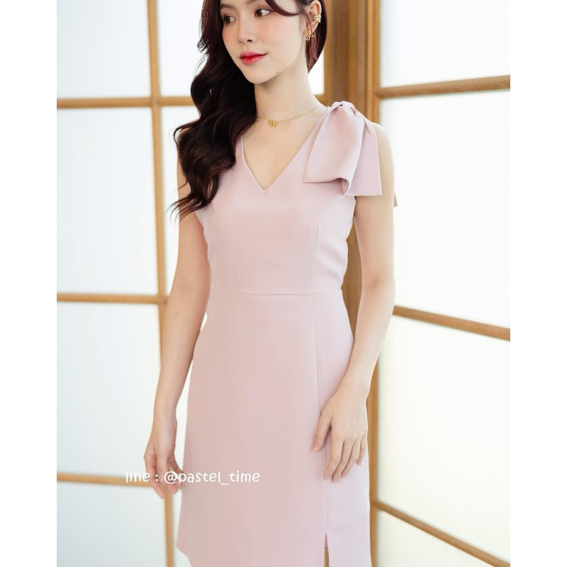 เดรสออกงาน Pastel time size L 🌸🥰