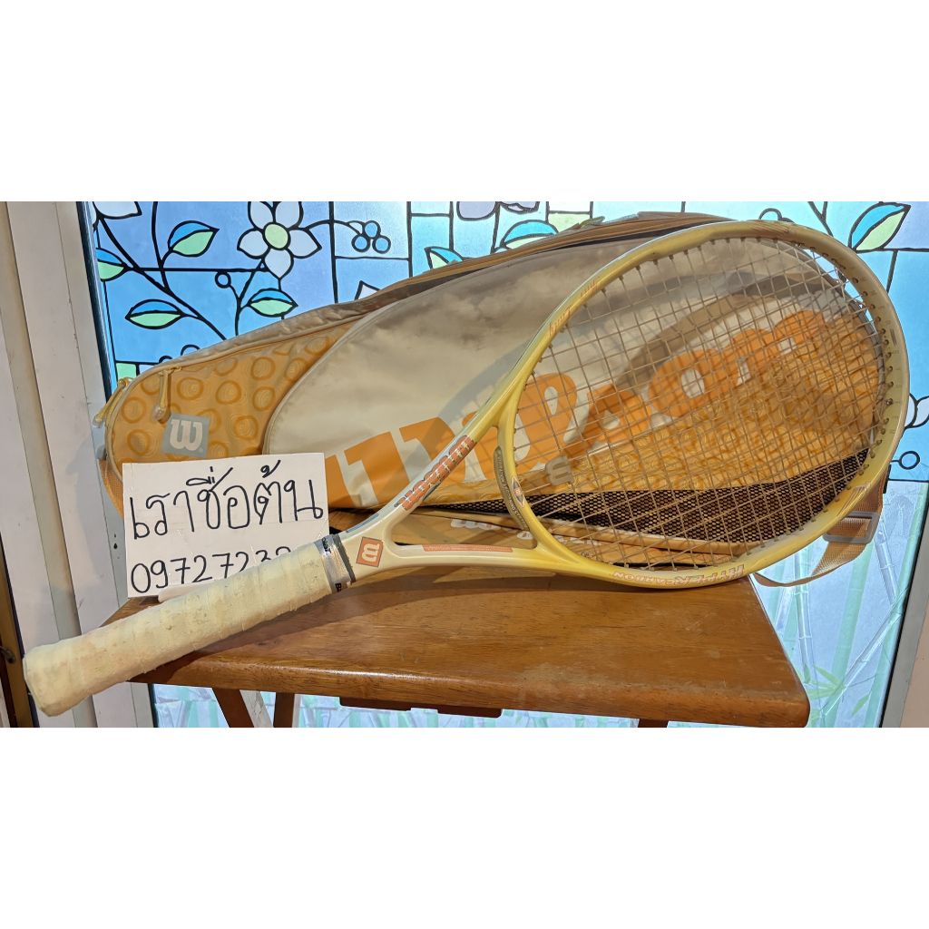 📌 ไม้เทนนิส Wilson Hyper hammer Classic สภาพดี ครับ