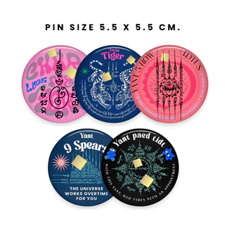 Thai Yant Pin เข็มกลัดลายยันต์ TA.THA.TA