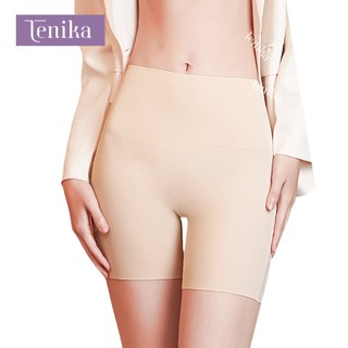 TENIKA เอวกลางกางเกงซับในไร้ขอบ กันโป๊ ซับในขาสั้น สัมผัสนุ่มยืดสบาย Plus Size（M-XXL）