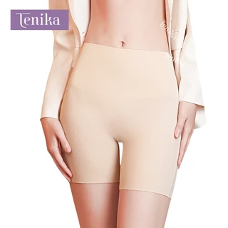 TENIKA เอวกลางกางเกงซับในไร้ขอบ กันโป๊ ซับในขาสั้น สัมผัสนุ่มยืดสบาย Plus Size（M-XXL）