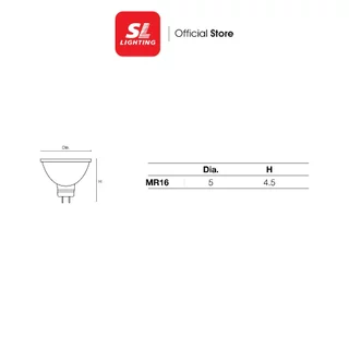 SL LIGHTING | GALAXY MR16, GALAXYDIM MR16 LED 5W | 7W 220V ขั้วหลอด GU5.3 Non-Dimmable, Dimmable มีให้เลือก 4 แสง
