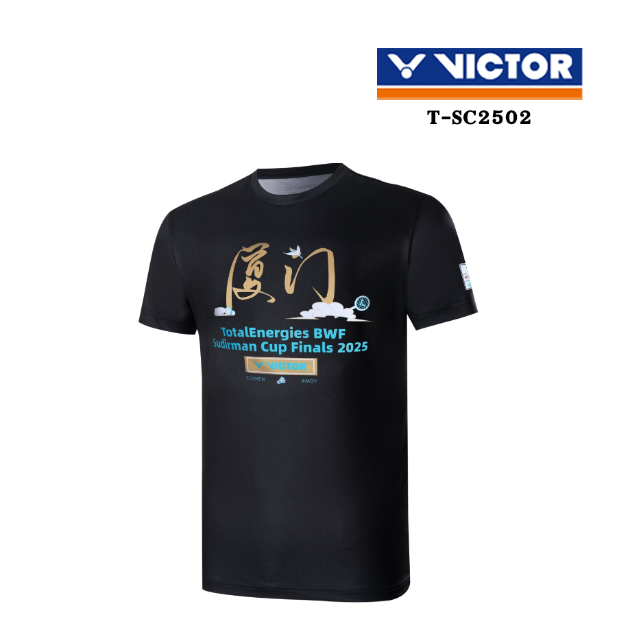 VICTOR COLLECTION SUDIRMAN เสื้อกีฬาแบดมินตัน แขนสั้น รุ่น T-SC2502