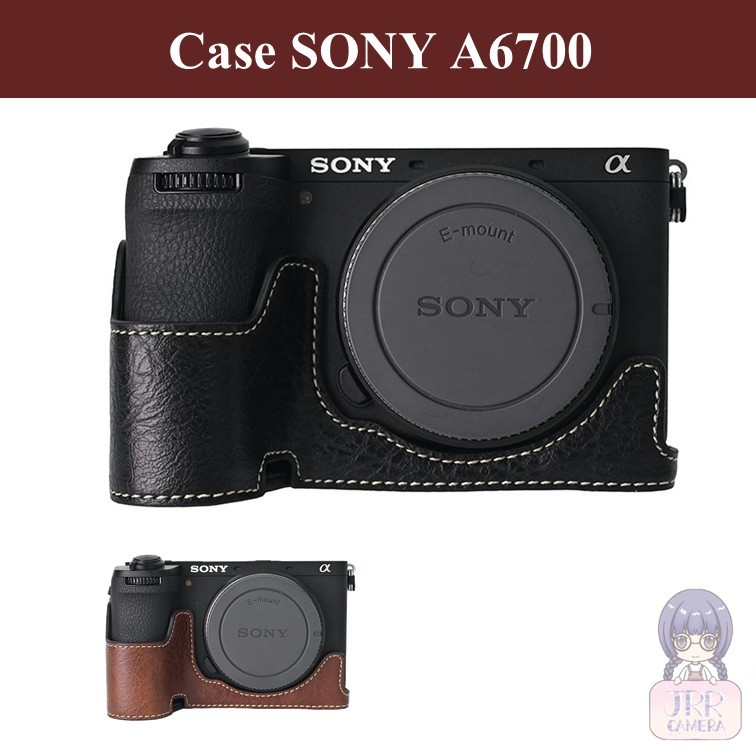 Case สำหรับ SONY A6700 / เคส SONY A6700 Case / SONY A6700 Half Case / Sony A6700 PU Case )