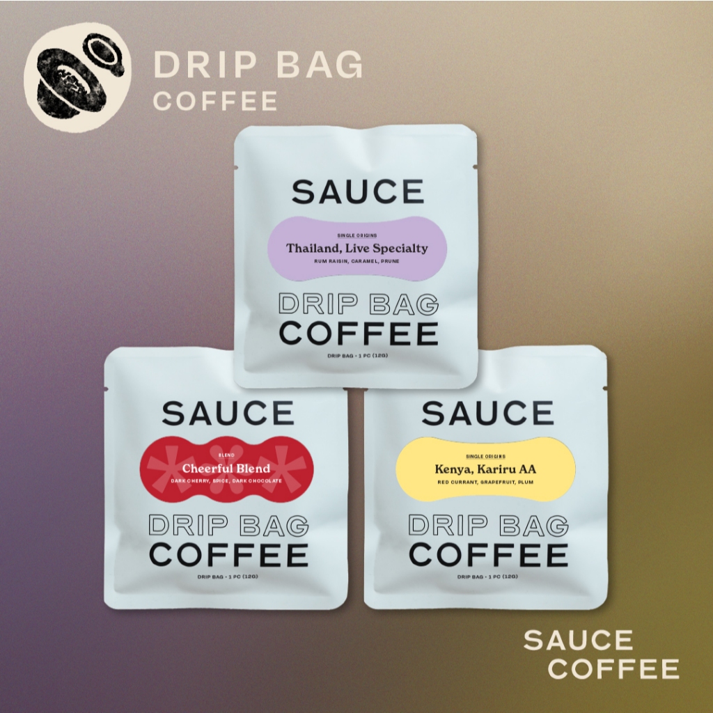 SAUCE COFFEE Drip Bag ดริปแบค