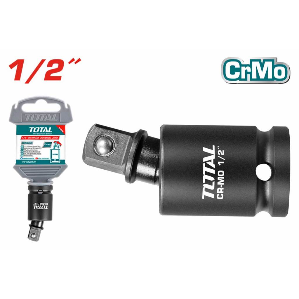 Total ข้ออ่อน บ๊อกซ์ 1/2 นิ้ว รุ่น THHUJ1121 ( Universal Joint ) / รุ่น THHIUJ0121 1/2″ ราคา ถูกที่สุด ดีลบีเคเค แกลเลอรีภาพที่ 3