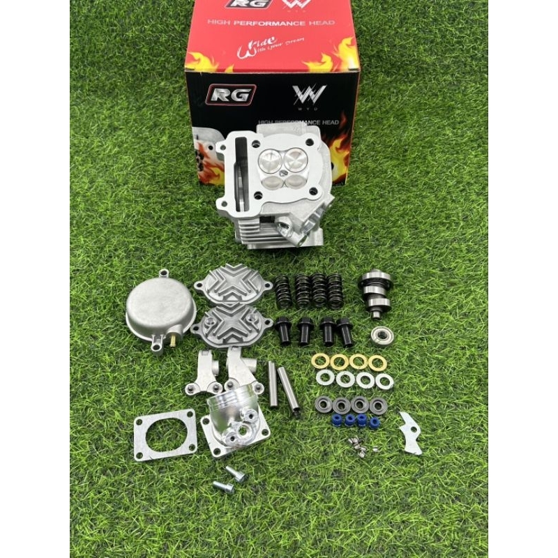 ฝาสูบmio/4วาวขนาดวาว27-24มิลใส่ลูก67ขึ้นพร้อมอุปกรณ์ในฝาพร้อมคอหรีดฝาสูบยังไม่เซ็ทหลังวาว