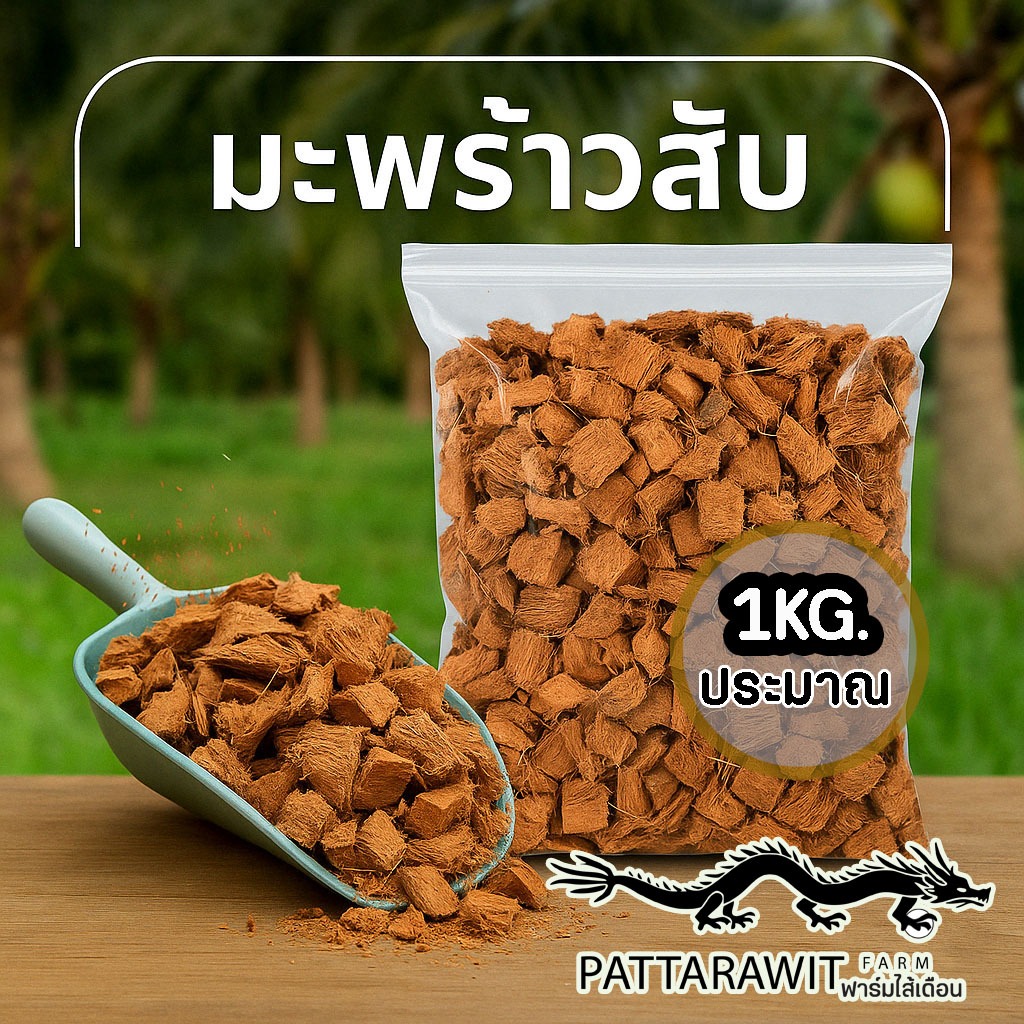 (2ถุง50ส่งฟรี)มะพร้าวสับ เกรดดี ถุงใหญ่ ขนาดประมาณ 1 กิโลกรัม(น้ำหนักขึ้นอยู่กับความชื้น)