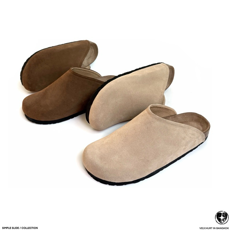 รองเท้าหนัง Vely.Hurt Simple Slide
