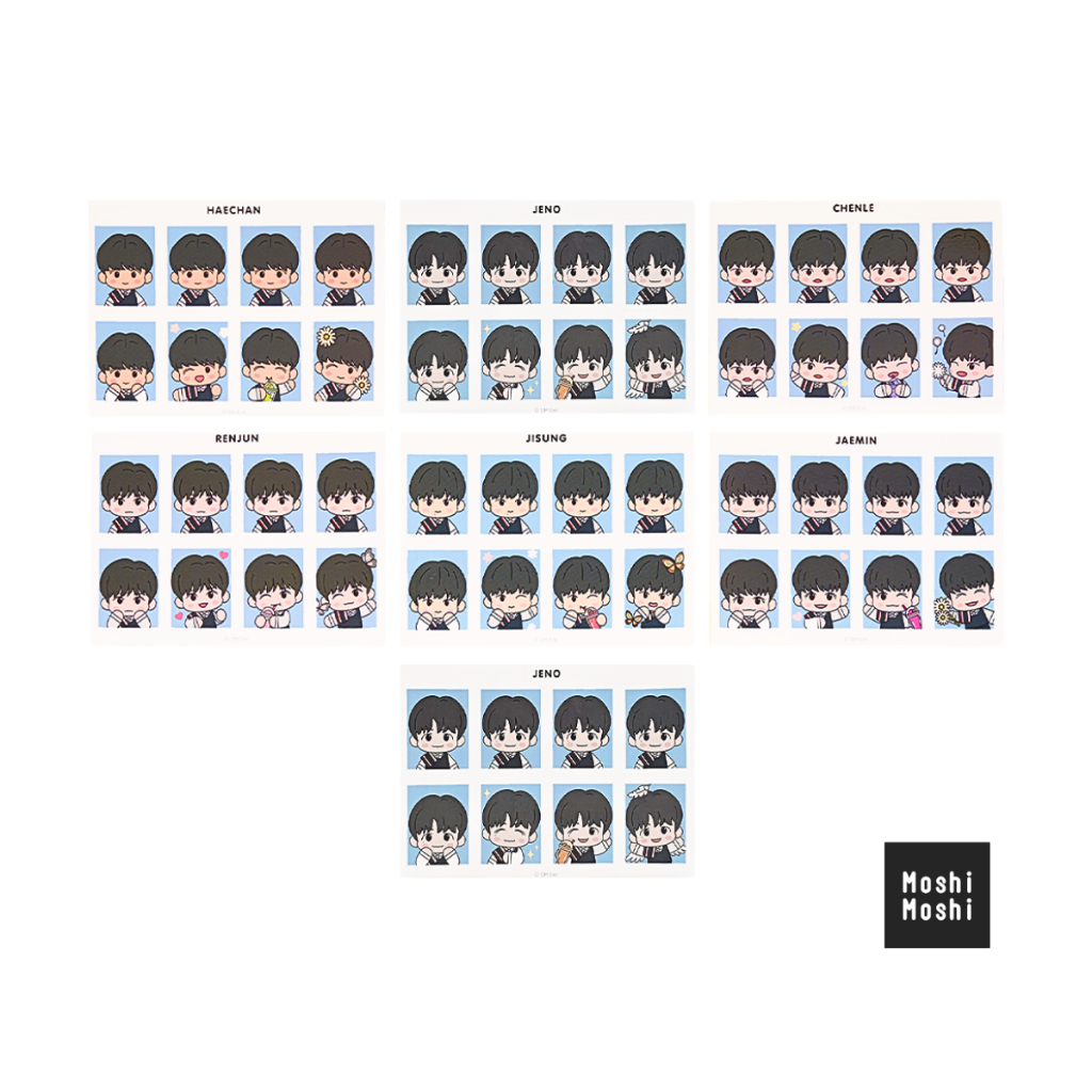 Moshi Moshi x NCT DREAM ID Photo Sticker รุ่น 6100004773-4779