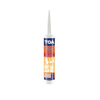 ทีโอเอ ซิลิโคน ซีลแลนท์ จีพี 280ML | TOA Silicone Sealant (GP) มีให้เลือก4สี lotใหม่