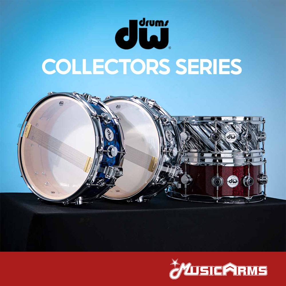 DW Collectors Series Snare กลองสแนร์ Snare Drum Music Arms