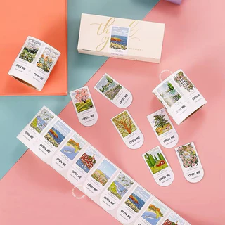 [พร้อมส่ง🇹🇭] (ม้วน150ดวง) สติ๊กเกอร์ขอบคุณ สติ๊กเกอร์ซีลปิดผนึก (มีให้เลือก 16 ชุดลาย)