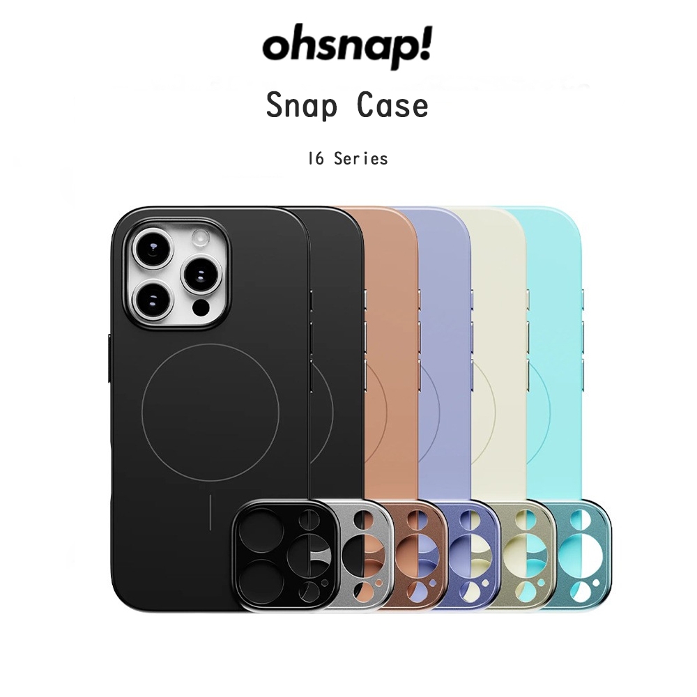 OHSNAP! Snap Case เคสกันกระแทกพร้อมตัวครอบเลนส์อลูมิเนียมเกรดพรีเมี่ยม สำหรับ iPhone16Pro/16Promax