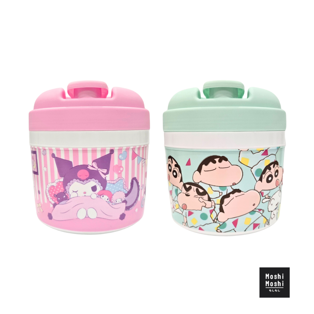 Moshi Moshi กระติกน้ำ กระติกน้ำแข็ง มีฝาปิด ลายคุโรมิ ลายชินจัง ลิขสิทธิ์แท้ ขนาด 2.3 ลิตร รุ่น 7100061199-7100061200