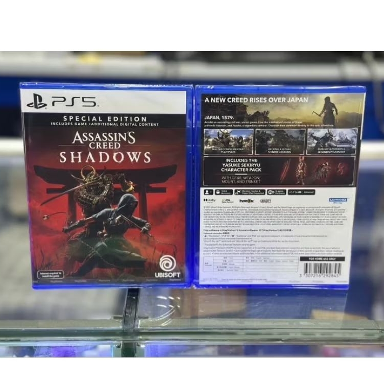 [พร้อมส่ง] PlayStation : PS5 : Assassin's Creed Shadows Special Edition (Z3/Asia) *ไม่มีของแถมแล้ว