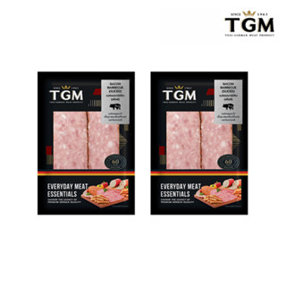 TGM เบค่อนบาร์บีคิว (สไลซ์) 120 g x 2 ซื้อ 1 แถม 1