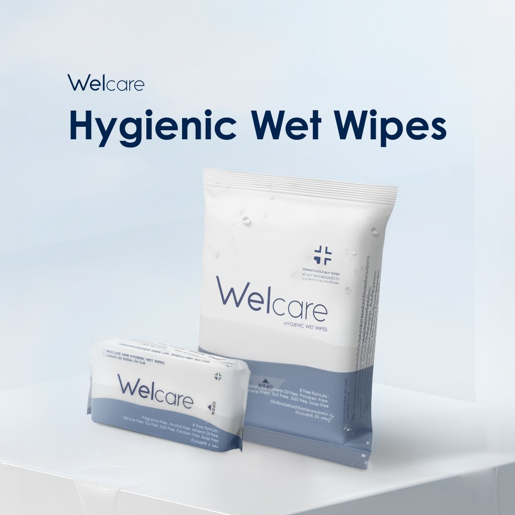 [Official] ทิชชู่เปียก Welcare Hygienic Wet Wipes ทำความสะอาดผิว สูตรไฮจีนิคไวพส์ - 4