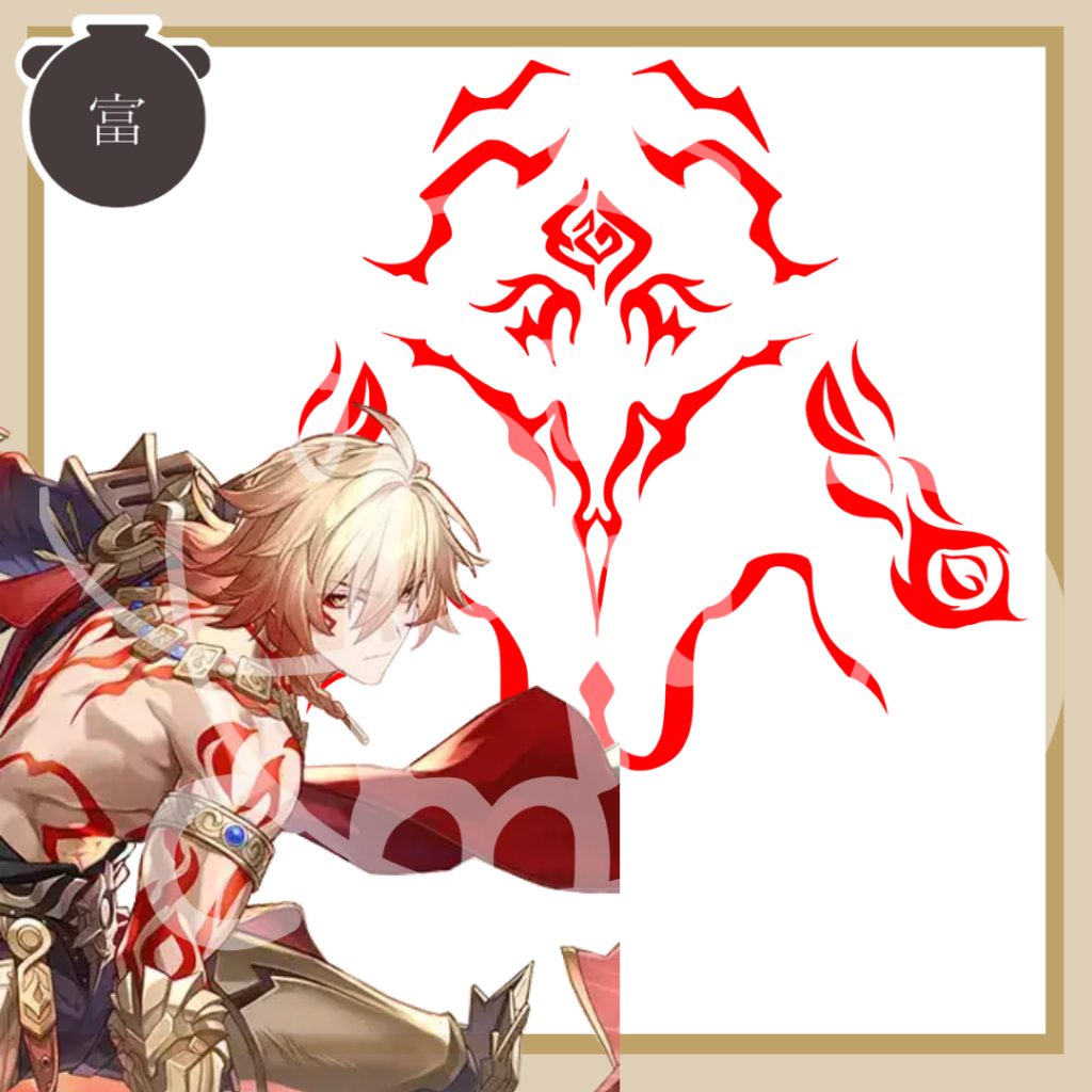 📦 พร้อมส่ง 📦 tattoo แทททู - honkai star rail - Mydei