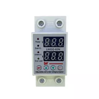 ชิโนทามเมอร์ 40A / 63A อุปกรณ์ป้องกันไฟเกิน กันไฟกระชาก รีเซ็ตอัตโนมัติ ใช้กับบ้าน 220V 50Hz การอ่านที่แม่นยำ พร้อมส่ง