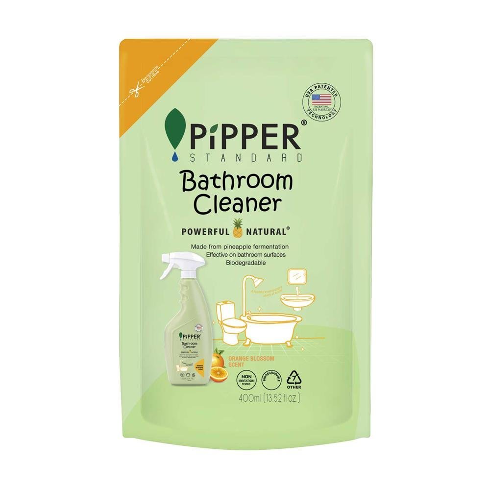Pipper Standard น้ำยาล้างห้องน้ำ พิพเพอร์ สแตนดาร์ด Bathroom Cleaner Refill ถุงเติม รีฟิล 400 มล.พร้อมส่ง