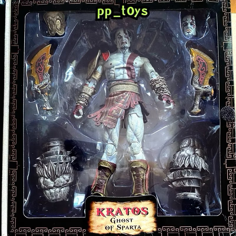 NECA God of War 3 Ultimate Kratos 7" figure 1:10 (Playstation)