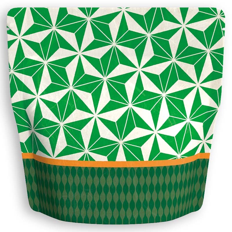 YOSHIMURA Bags Hemp Leaves 	Unryu Aluminum Zipper Stand Bag