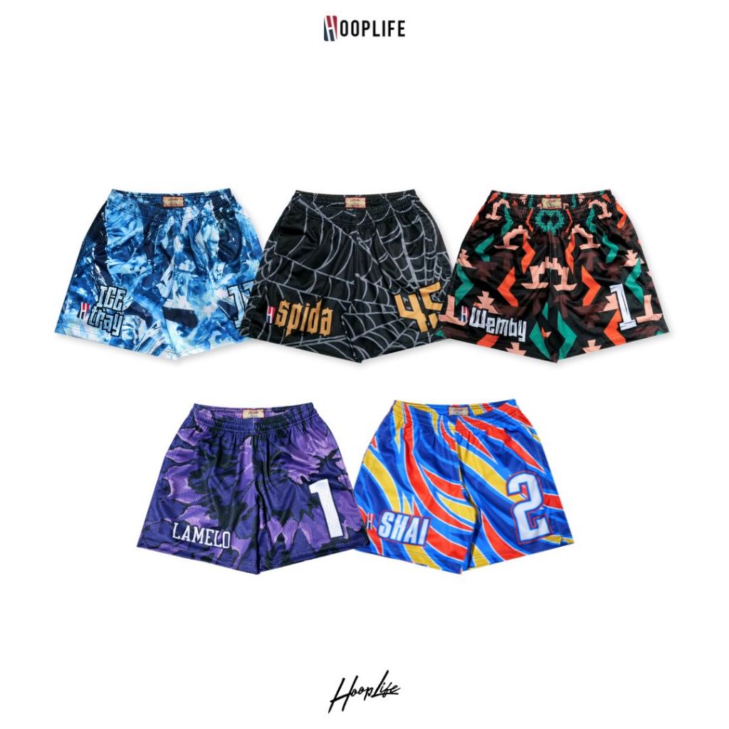 กางเกงขาสั้น กางเกงแฟชั่นเนวสตรีท HoopLife " The Mutant " Mesh Shorts