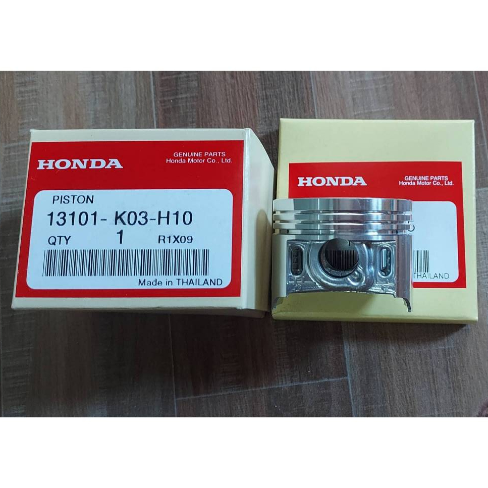 ลูกสูบ 13101-K03-H10 แหวน 13011-K03-305 WAVE110i (2018-2020) SUPERCUP110i (2018-2019) ไซส์เดิม STD