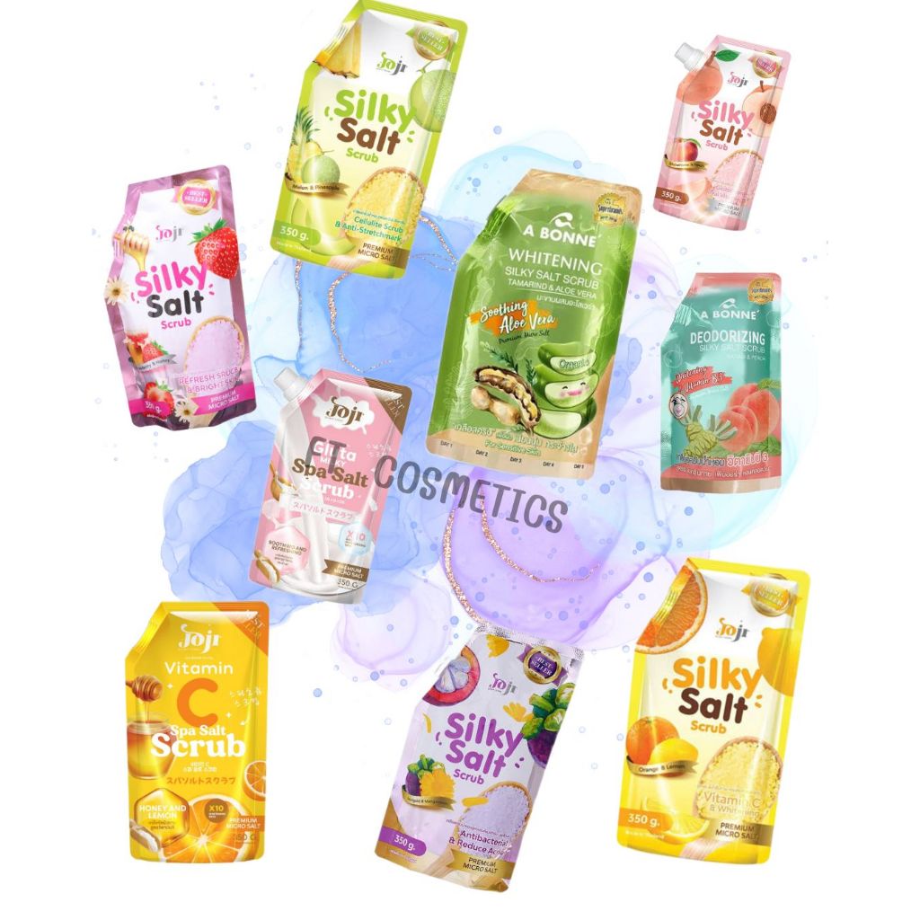 JOJI SECRET YOUNG Young Silky Salt Scrub 350 g. เกลือสครับขัดผิวน้ำหอม มี 9 สูตร