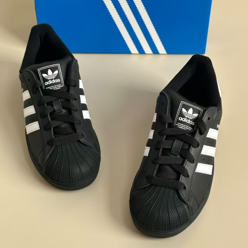 รองเท้า Adidas Superstar 2 สำหรับผู้ชายและผู้หญิง สไตล์แฟชั่น ทันสมัย