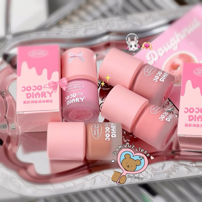 บลัชครีม JoJo Diary soft color Liquid blush  ₍ᐢ..ᐢ₎ ติดทน