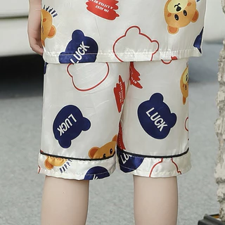 ชุดนอนเด็ก ชุดนอนเด็กโต ชุดนอนเด็กผ้าซาติน พร้อมส่ง