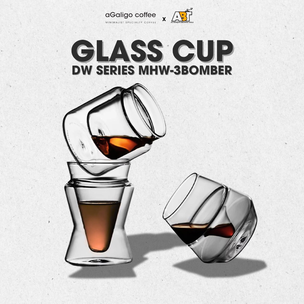 แก้วกาแฟ MHW-3BOMBER DW Series Glass Cup