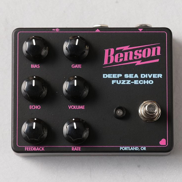 Benson Deep Sea Diver Fuzz + Echo Guitar Effect Pedal