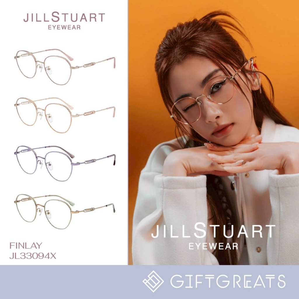 JILL STUART - JL33094X Finlay กรอบแว่นไทเทเนียม มีทั้งเฉพาะกรอบ และกรอบพร้อมเลนส์