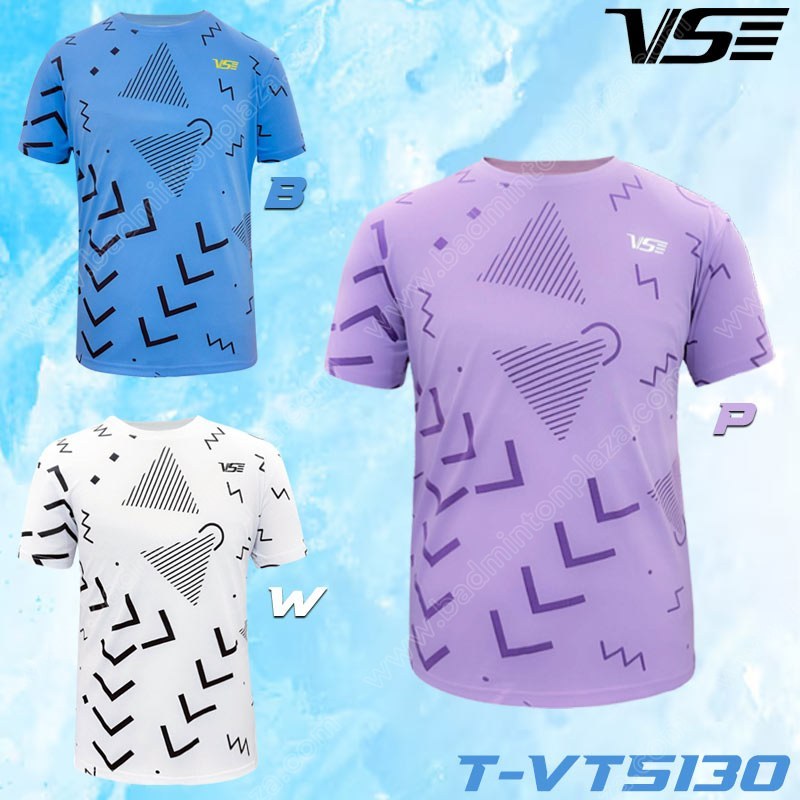 【 ของแท้ 💯% 】รุ่นใหม่! เสื้อยืดกีฬาคอกลม วีเอส รุ่น VTY-5130 (VT-5130)