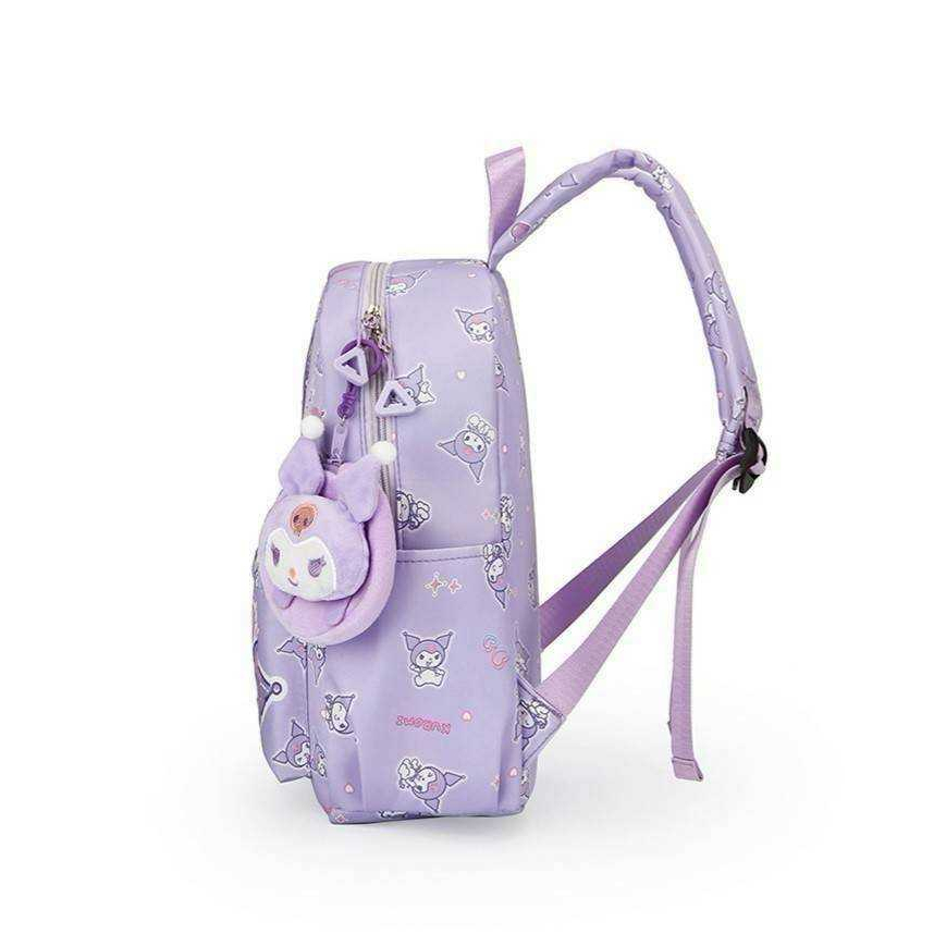 กระเป๋าเป้ผ้า สำหรับเด็ก SANRIO - ขนาด 14 นิ้ว - มีทั้งหมด 6 ลาย - พร้อมกระเป๋าใส่เหรียญห้อย - เนื้อผ้ากันน้ำ