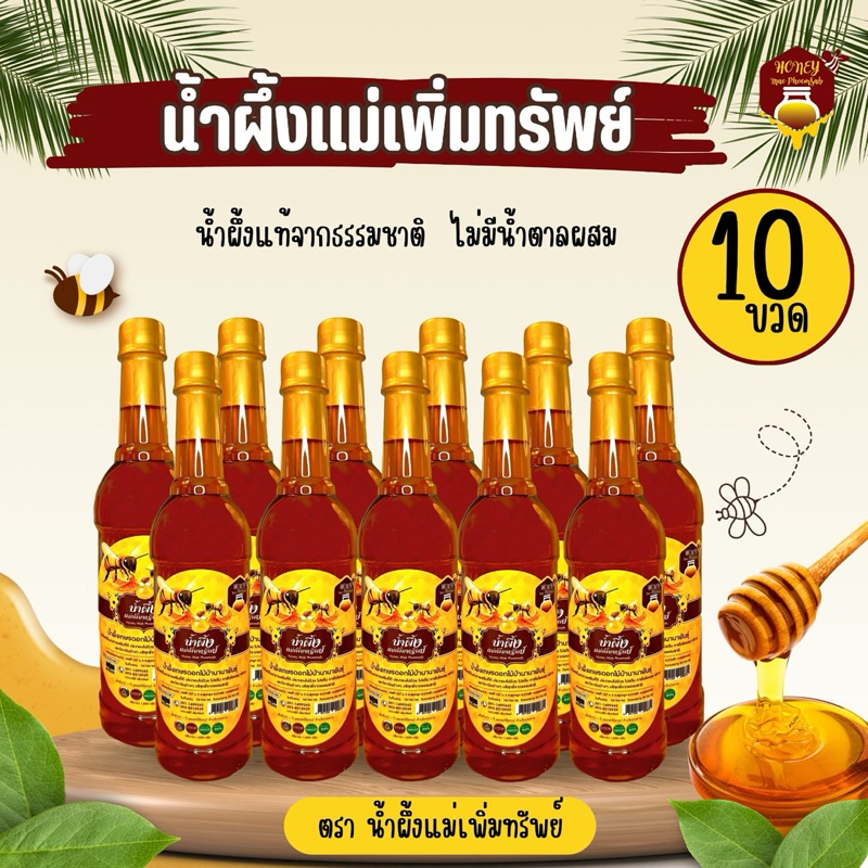 น้ำผึ้งแม่เพิ่มทรัพย์ 10 ขวด