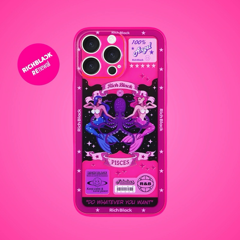 RichBlackcase แท้ รุ่นใหม่ ราศีมีน Pisces ส่งฟรี เคสไอโฟน 17/17Pro/17Promax