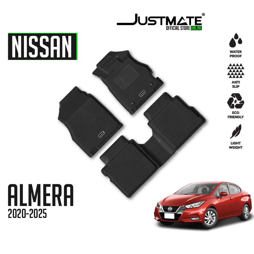 [JUSTMATE] NISSAN พรมปูพื้นรถยนต์ ALMERA 2020 - 2025