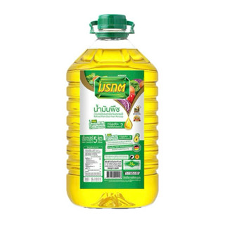 แกลลอน 5 ลิตร น้ำมันปาล์ม ตรามรกต/ทับทิม/เกสร/โอลีน/โบนัส น้…