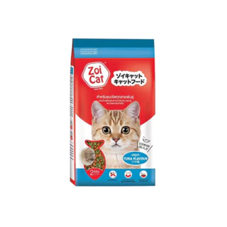 Zoi Cat ซอยแคท อาหารแมวโต ทุกสายพันธุ์ รสรวมและรสทูน่า ขนาด 1 Kg.