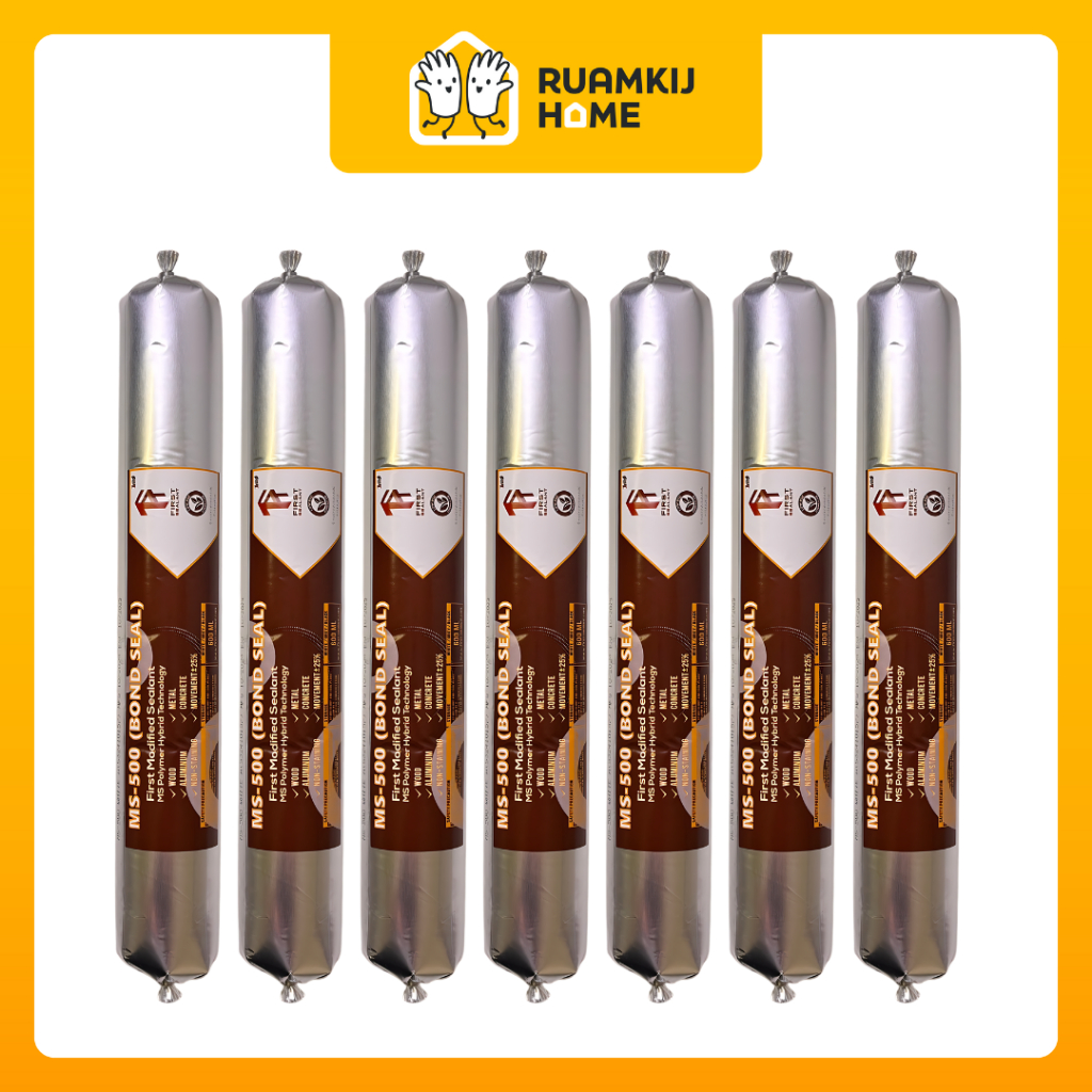 First sealant กาวพียู Polyurethane MS-500 สีขาว MS-500 (BOND SEAL) โมดิฟายด์ ไฮบริค ซีลแลนท์