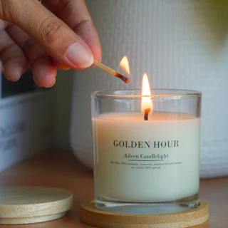 Scented candles, 100% organic soy wax เทียนหอมผลิตจากไขถั่วเหลืองออแกนิก 100% กลิ่นแนวธรรมชาติ