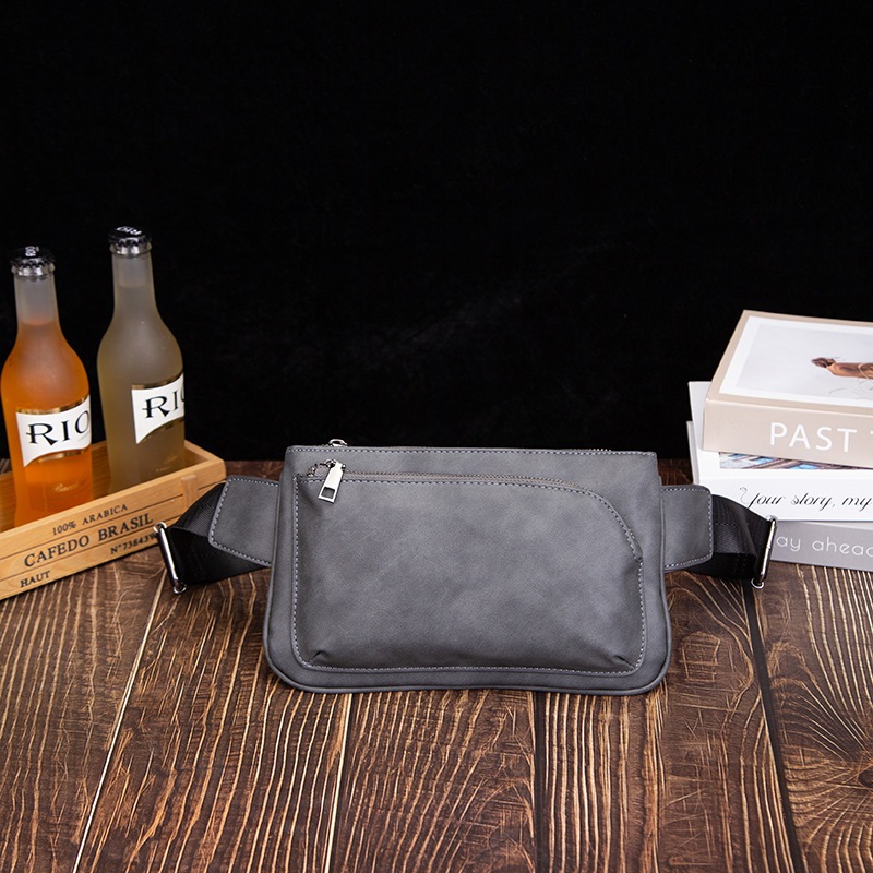 [CN15] กระเป๋าคาดอก คาดเอว กระเป๋าหนัง 3 ช่องการใช้งาน กันละอองน้ำ ละอองฝน อเนกประสงค์ - รูปที่ 7