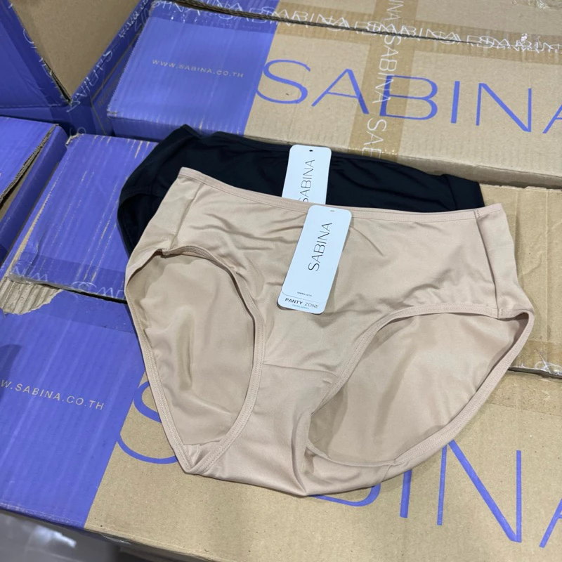 Sabina Panty Zone Collagen Boost Fresh Series กางเกงในทรงเอวสูงปานกลาง รหัส NUZ24033