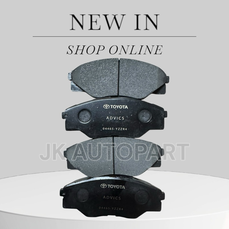 ผ้าดิสเบรคหน้าวีโก้ รหัสสินค้า 04465-YZZR4 TOYOTA VIGO SMART-CHAMP (2WD) ปี08-2012(WDD-737) ผ้าเบรคหน้าโตโยต้า/RTNJK. ราคา ถูกที่สุด ดีลบีเคเค แกลเลอรีภาพที่ 3
