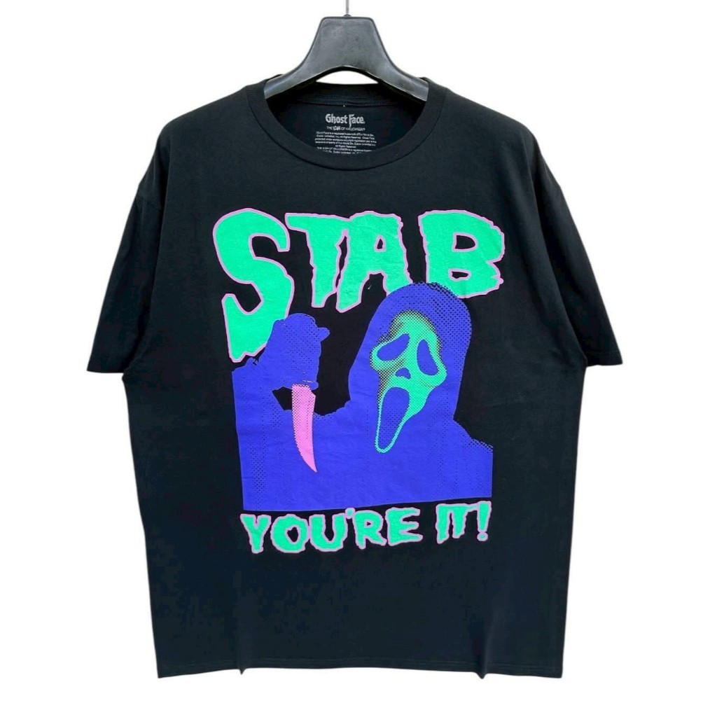 Ghostface เสื้อยืดสยองขวัญ (สภาพดี)