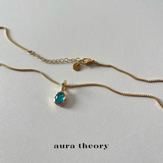 สร้อยคออัญมณีประจำเดือนเกิด aura theory birthstone necklace